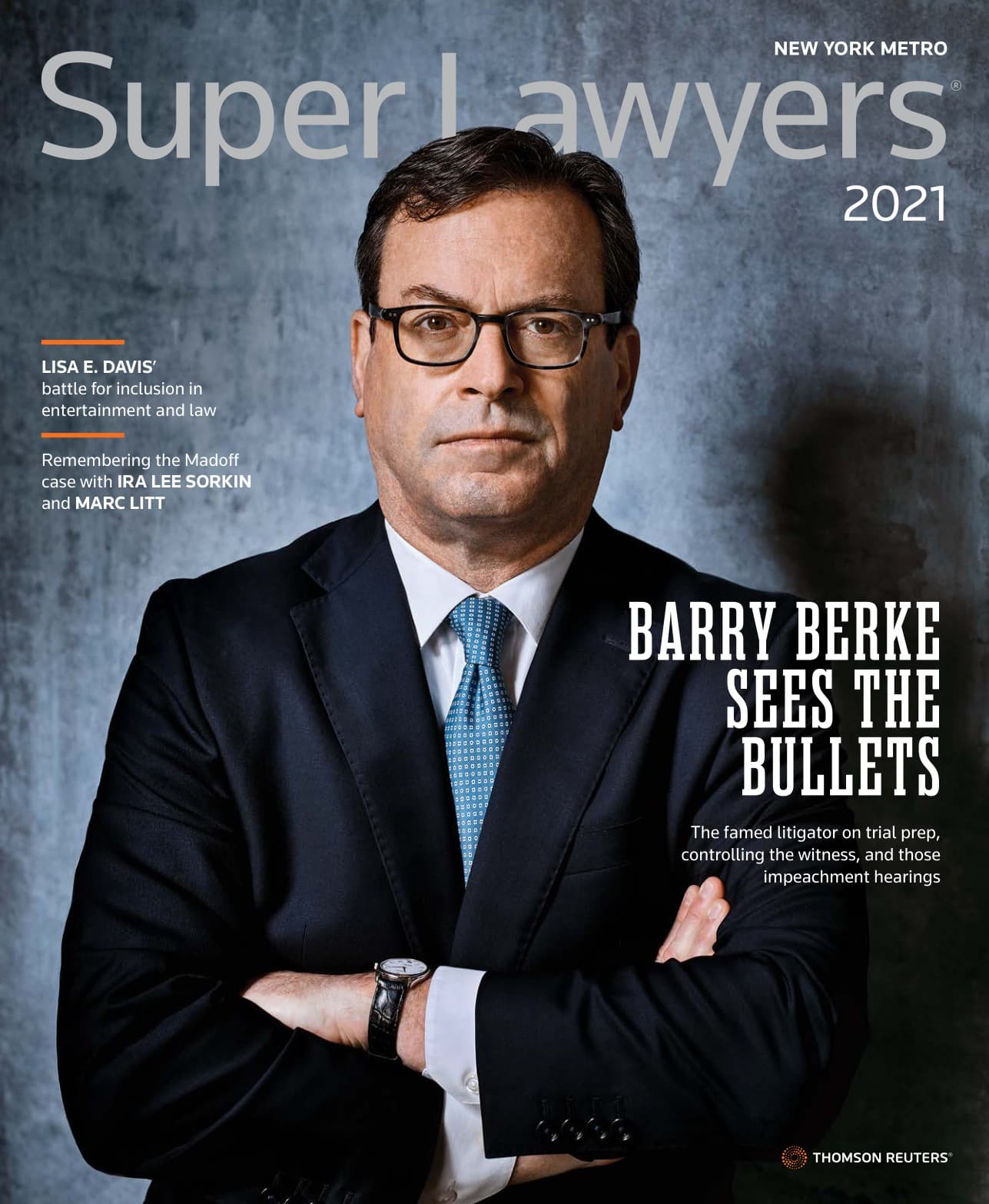 Super Lawyers magazine, New York Metro 2021 — cover