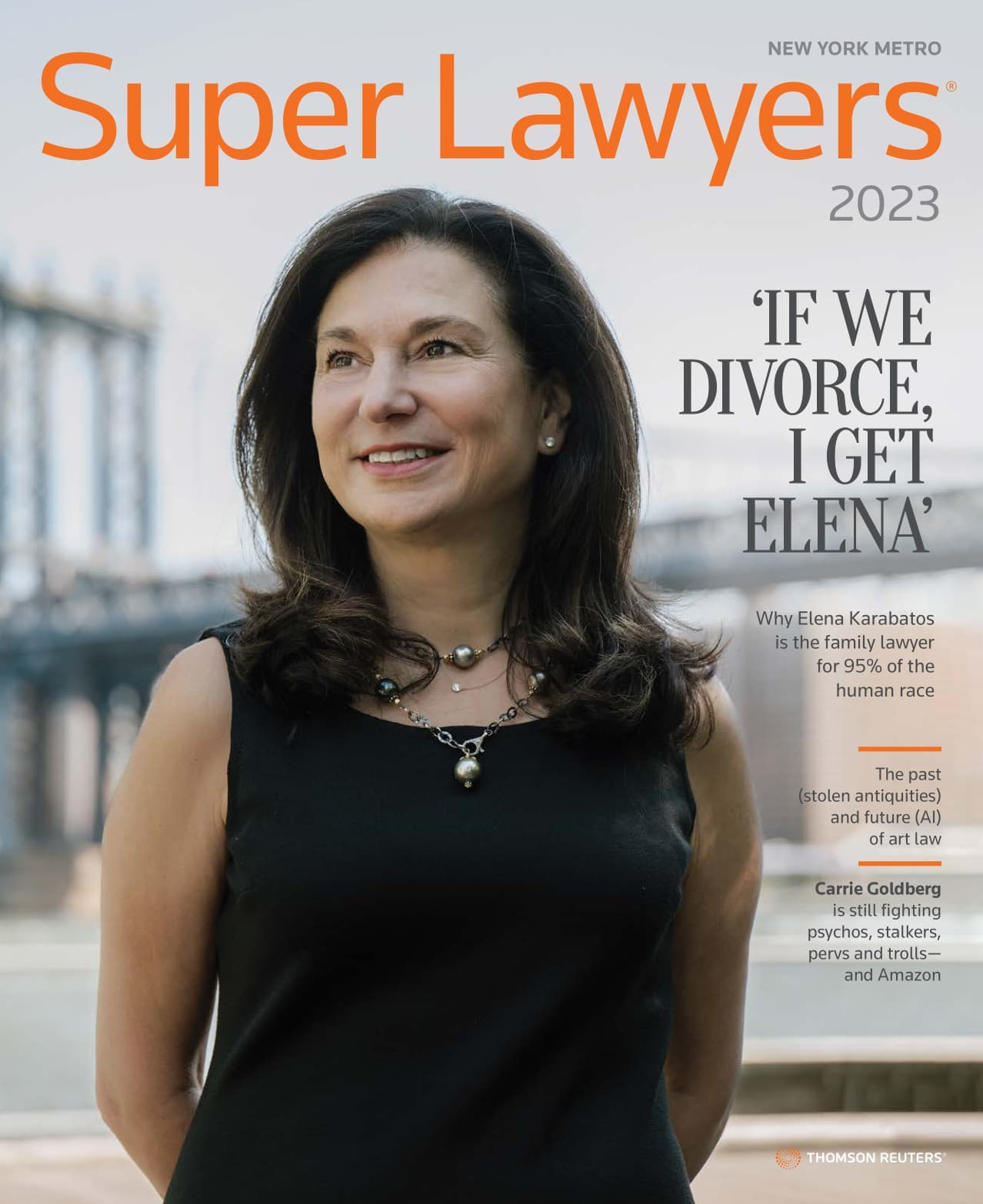 Super Lawyers magazine, New York Metro 2023 — cover